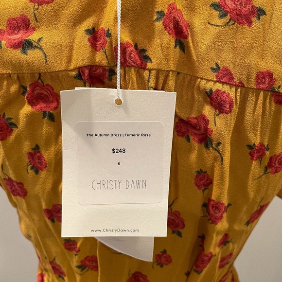 NWT Chisty Dawn- The Autumn Dress in Tumeric Rose